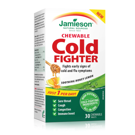 Jamieson Cold Fighter 30 Chewable Tablets | Unbeatable Prices, Daily Deals | VITASHOP