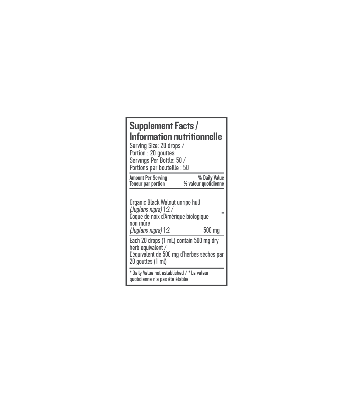 Botanica Black Walnut Liquid Herb 50 mL | Unbeatable Prices, Daily Deals | VITASHOP