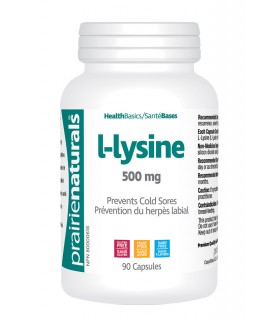 Prairie Naturals L-Lysine 500 mg 90 Capsules | Unbeatable Prices, Daily Deals | VITASHOP