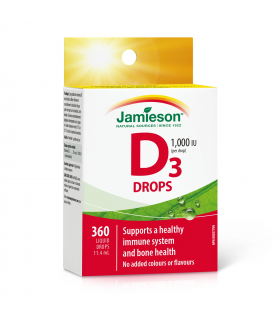 Jamieson Vitamin D Droplets 1,000 IU 11.4 ml | Unbeatable Prices, Daily Deals | VITASHOP