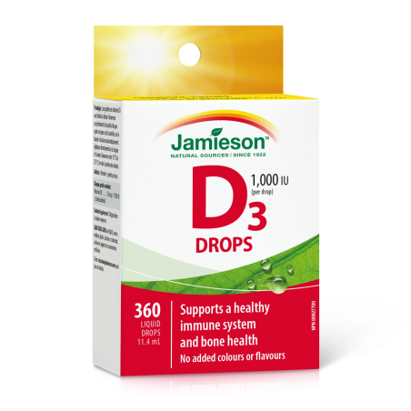 Vitamin D Droplets 1,000 IU 11.4 ml | Safest & Easiest Shopping Vitamins Online | VITASHOP