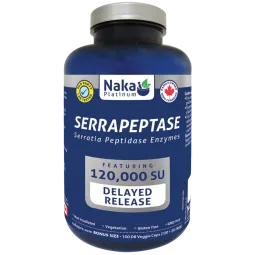 Platinum Serrapeptase 120K SU 150 DR Vegi Capsules | Safest & Easiest Shopping Vitamins Online | VITASHOP