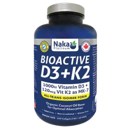 Platinum D3+K2 300 Softgels | Safest & Easiest Shopping Vitamins Online | VITASHOP