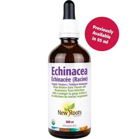 New Roots Echinacea Certified Organic 100 mL | Unbeatable Prices, Daily Deals | VITASHOP