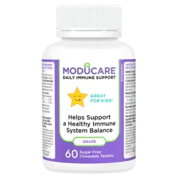 Moducare Moducare 어린이용 씹어 먹는 포도맛 60정 | 최고의 가격, 매일 할인 | VITASHOP