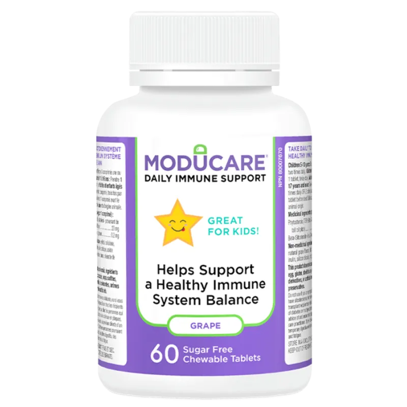 Moducare Moducare Kid's Chewables Grape 60 Tablets | Unbeatable Prices, Daily Deals | VITASHOP