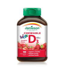 Vitamin D 400 IU Kids 100 Chewable Tablets | Safest & Easiest Shopping Vitamins Online | VITASHOP