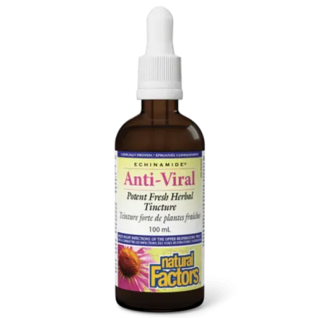 Natural Factors ECHINAMIDE Anti-Viral Potent Fresh Herbal Tincture, 100 mL | 每天不同折扣, 全网最低价格 | 种类齐全的保健品店铺 VITASHOP, 只有你想不到, 没有你买不