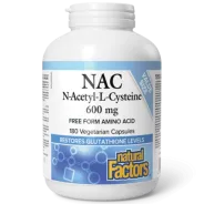 N-Acetyl-L-Cysteine 600 mg 120+60 Vegi Capsules | Safest & Easiest Shopping Vitamins Online | VITASHOP