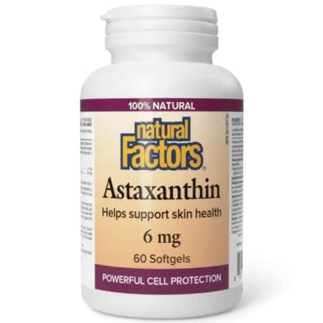 Natural Factors Astaxanthine 6 mg 60 Softgels