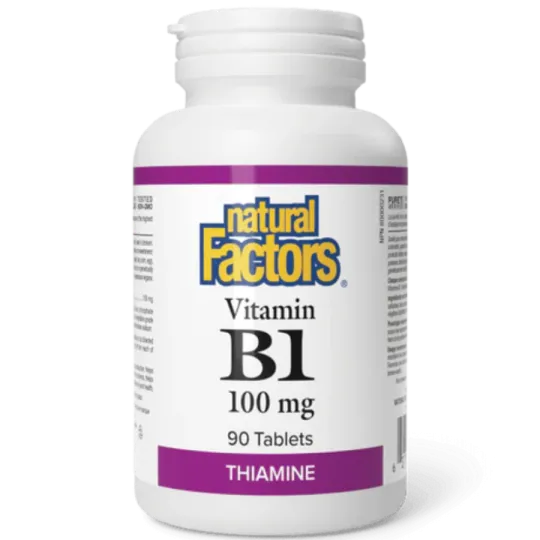 Vitamine B1 100 mg, 90 comprimés | Safest & Easiest Shopping Vitamins Online | VITASHOP