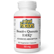 Natural Factors 내추럴 팩터스 생리활성 케르세틴 EMIQ 50mg, 식물성 캡슐 60정 | 매일 업데이트되는 특가 상품 | VITASHOP