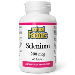 Natural Factors Selenium 200 mcg, 60 Tablets | Unbeatable Prices, Daily Deals | VITASHOP