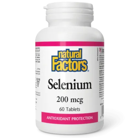 Natural Factors Selenium 200 mcg, 60 Tablets | Unbeatable Prices, Daily Deals | VITASHOP