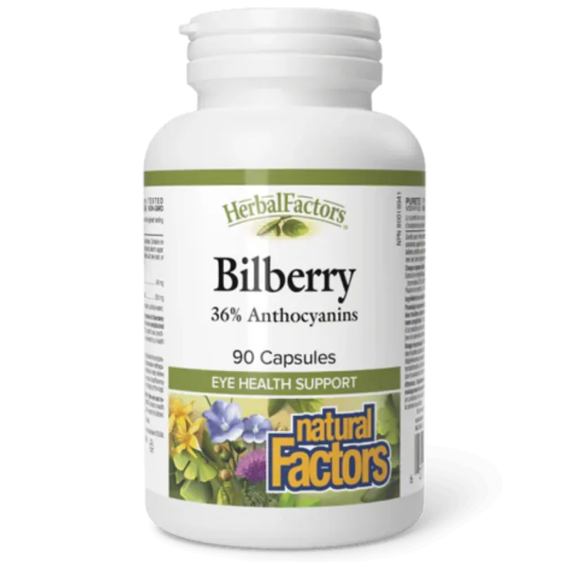 HerbalFactors Myrtille, 90 Capsules | Safest & Easiest Shopping Vitamins Online | VITASHOP