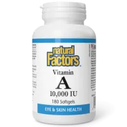 Vitamin A 10000 IU, 180 Softgels | Safest & Easiest Shopping Vitamins Online | VITASHOP