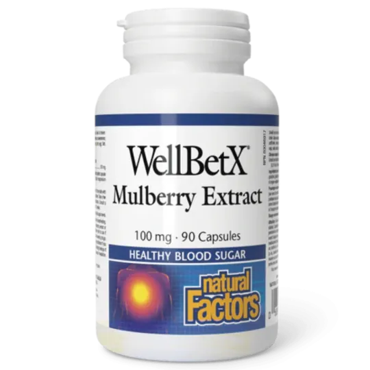 WellBetX Extrait de mûrier 100 mg, 90 Capsules | Safest & Easiest Shopping Vitamins Online | VITASHOP