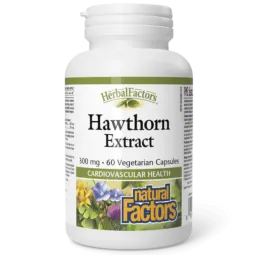 HerbalFactors Extrait d’aubépine 300 mg, 60 capsules végétariennes | Safest & Easiest Shopping Vitamins Online | VITASHOP