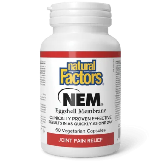 Natural Factors NEM Natural Eggshell Membrane 500 mg, 60 Capsules | Unbeatable Prices, Daily Deals | VITASHOP