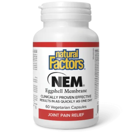 Natural Factors NEM Natural Eggshell Membrane 500 mg, 60 Capsules | Unbeatable Prices, Daily Deals | VITASHOP
