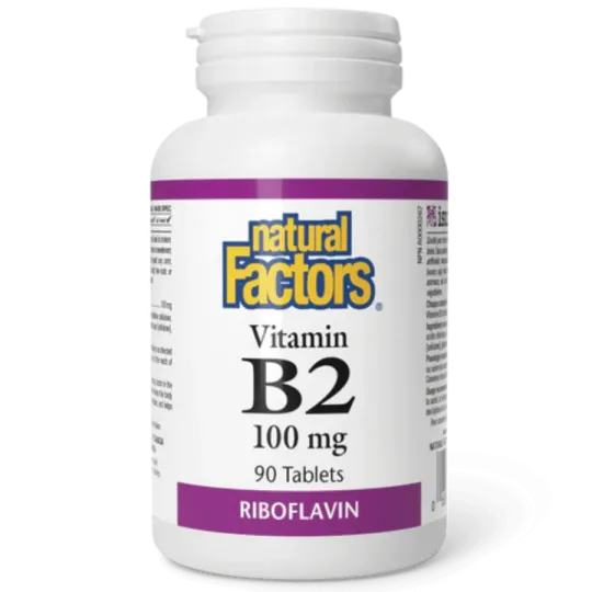 Vitamine B2 100 mg, 90 comprimés | Safest & Easiest Shopping Vitamins Online | VITASHOP