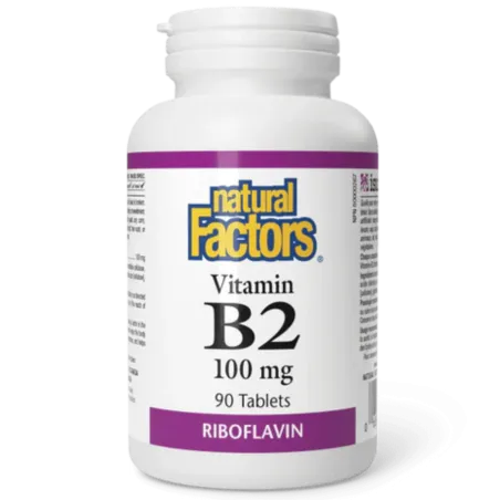 Vitamine B2 100 mg, 90 comprimés | Safest & Easiest Shopping Vitamins Online | VITASHOP