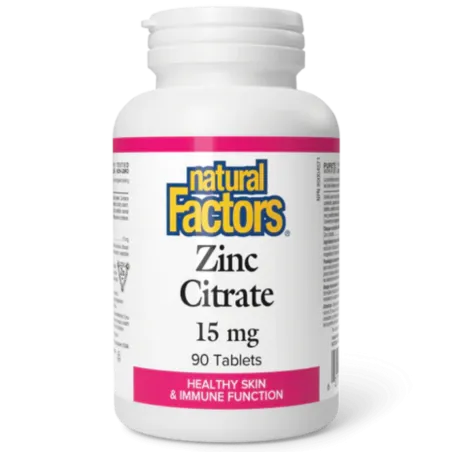 Natural Factors 내추럴 팩터스 구연산아연 15mg, 90정 | 매일 업데이트되는 특가 상품 | VITASHOP