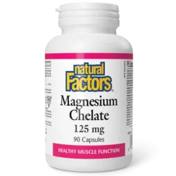 Chélate de magnésium 125 mg, 90 gélules | Safest & Easiest Shopping Vitamins Online | VITASHOP