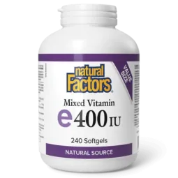 Natural Factors Mixed Vitamin E 400 IU Natural source, 240 Softgels | Unbeatable Prices, Daily Deals | VITASHOP