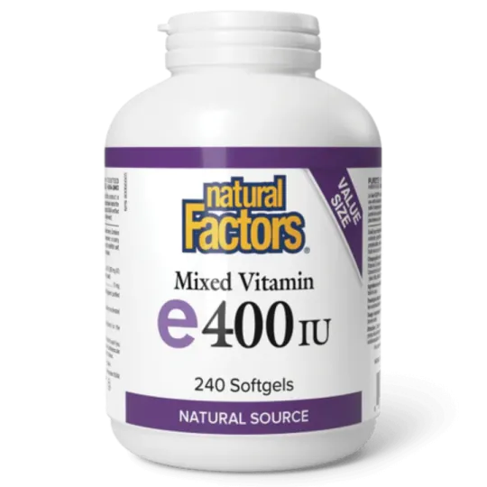 Mixed Vitamin E 400 IU Natural source, 240 Softgels | Safest & Easiest Shopping Vitamins Online | VITASHOP
