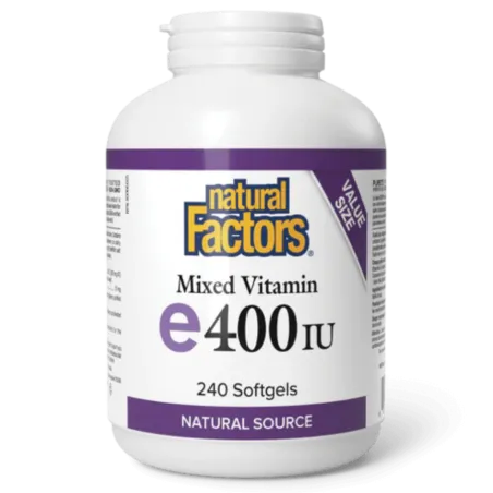 Mixed Vitamin E 400 IU Natural source, 240 Softgels | Safest & Easiest Shopping Vitamins Online | VITASHOP