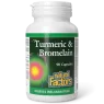 Natural Factors Turmeric & Bromelain, 90 Capsules | Unbeatable Prices, Daily Deals | VITASHOP