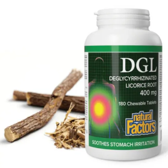 Natural Factors DGL 甘草根 90片咀嚼片 | 每天不同折扣, 全网最低价格 | 种类齐全的保健品店铺 VITASHOP, 只有你想不到, 没有你买不到 !