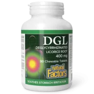 Natural Factors DGL 甘草根 90片咀嚼片 | 每天不同折扣, 全网最低价格 | 种类齐全的保健品店铺 VITASHOP, 只有你想不到, 没有你买不到 !