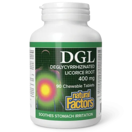 Natural Factors DGL 甘草根 90片咀嚼片 | 每天不同折扣, 全网最低价格 | 种类齐全的保健品店铺 VITASHOP, 只有你想不到, 没有你买不到 !