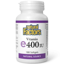 Vitamin E 400 IU Natural Source, 180 Softgels | Safest & Easiest Shopping Vitamins Online | VITASHOP