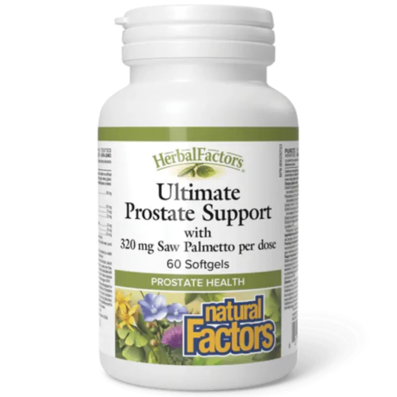 HerbalFactors Ultimate prostate Support, 60 gélules | Safest & Easiest Shopping Vitamins Online | VITASHOP