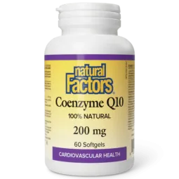 Natural Factors Coenzyme Q10 200 mg, 60 Softgels | Unbeatable Prices, Daily Deals | VITASHOP