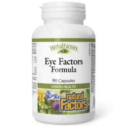 Natural Factors HerbalFactors Eye Factors Formula, 90 Capsules | Unbeatable Prices, Daily Deals | VITASHOP