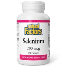 Natural Factors Selenium 200 mcg, 180 Tablets | Unbeatable Prices, Daily Deals | VITASHOP