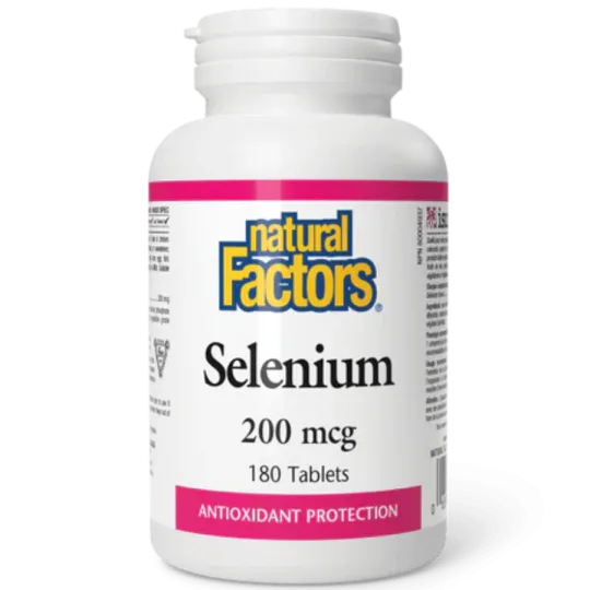 Natural Factors Selenium 200 mcg, 180 Tablets | 每天不同折扣, 全网最低价格 | 种类齐全的保健品店铺 VITASHOP, 只有你想不到, 没有你买不到 !