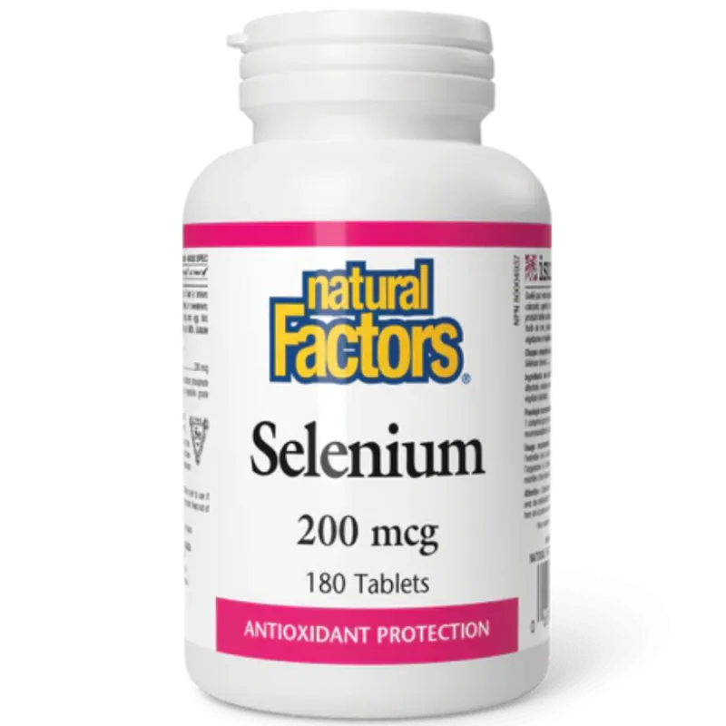 Natural Factors 내추럴 팩터스 셀레늄 200mcg, 180정 | 매일 업데이트되는 특가 상품 | VITASHOP