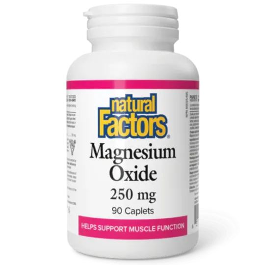 Natural Factors 내추럴 팩터스 산화마그네슘 250mg, 90정 | 매일 업데이트되는 특가 상품 | VITASHOP