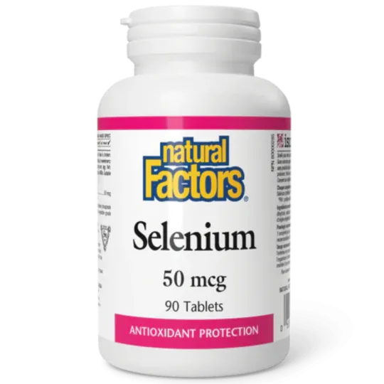 Natural Factors Selenium 50 mcg, 90 Tablets | 每天不同折扣, 全网最低价格 | 种类齐全的保健品店铺 VITASHOP, 只有你想不到, 没有你买不到 !