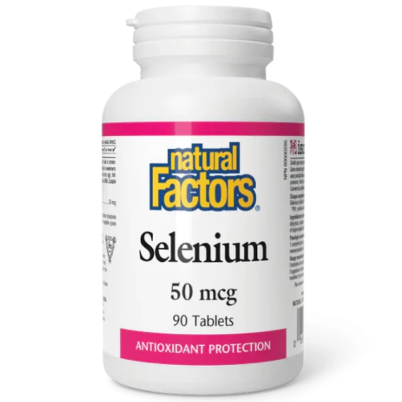 Sélénium 50 mcg, 90 comprimés | Safest & Easiest Shopping Vitamins Online | VITASHOP