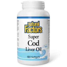 Natural Factors Super Cod Liver Oil, 180 Softgels | Unbeatable Prices, Daily Deals | VITASHOP
