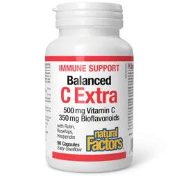 Équilibré C Extra avec Rutine, Églantier, Hespéridine 500 mg / 350 mg | Safest & Easiest Shopping Vitamins Online | VITASHOP