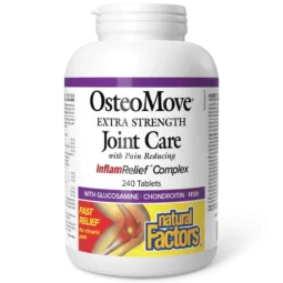 Natural Factors 내추럴 팩터스 OsteoMove 조인트 케어 엑스트라 스트렝스, 240정 | 매일 업데이트되는 특가 상품 | VITASHOP