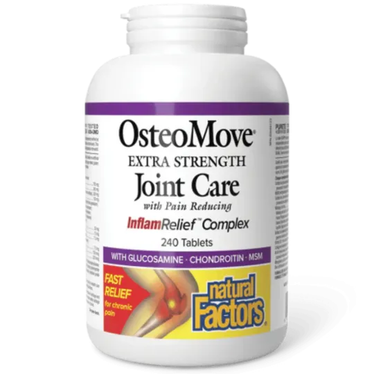 Natural Factors OsteoMove Joint Care Extra Strength, 240 Tablets | Unbeatable Prices, Daily Deals | VITASHOP