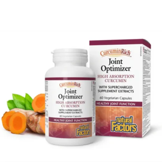 Natural Factors CurcuminRich Joint Optimizer, 60 Vegetarian Capsules | Unbeatable Prices, Daily Deals | VITASHOP
